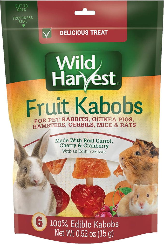 Wild Harvest Glazed Donuts Treats for Small Pets, 2.2 Ounce, Pack of 1, Healthy Chewing Instinct for Guinea Pigs, Hamsters, Gerbils, Rabbits