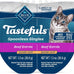Blue Buffalo Tastefuls Spoonless Singles 2.6-oz Twin-Pack Trays Beef Entrée 24 Count