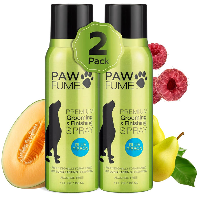 blue ribbon dog perfume spray, 1-pack, probiotic, alcohol-free, detangling & moisturizing