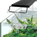 adjustable clear acrylic fish tank light riser stand aquarium lamp brackets kit for 2.34-4.7 inches light