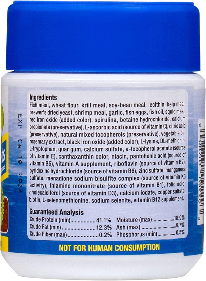 Ocean Nutrition Formula One Pellets, 3.5-Ounces (100 Grams) Jar, Small Pellet Size, Tropical Fish Food