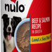 Nulo Land & Sea for Adult Dogs & Puppies Beef & Salmon Recipe in Broth 12 Ounce Cans, Pack of 5