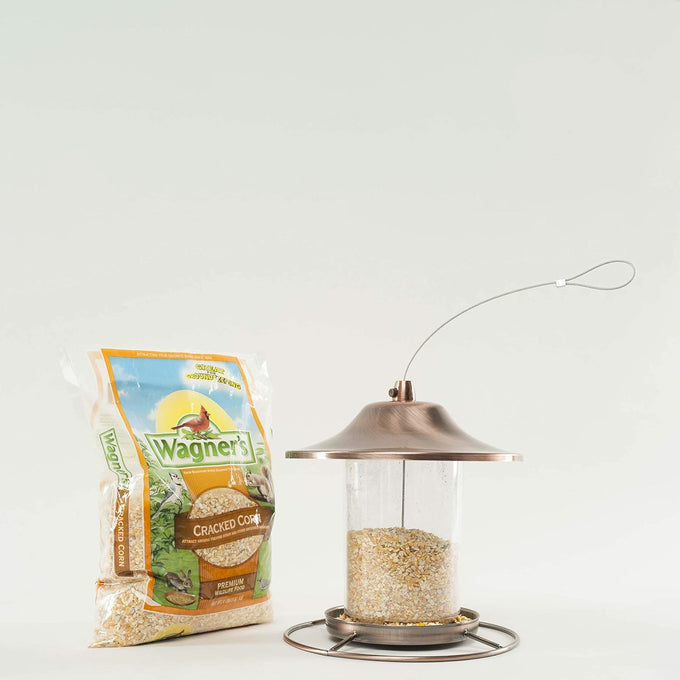 Wagner's 18542 cracked corn bird food, 10-pound bag for ground feeding birds and backyard wildlife