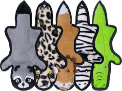 sharlovy no stuffing crinkle squeaky dog toys for aggressive chewers durable plush for small medium large breed