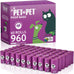 PET N PET Poop Bags, 288 Count Lavender Scented, 38% Plant Based, USDA Certified, Dog Waste Bags with Leash Dispenser