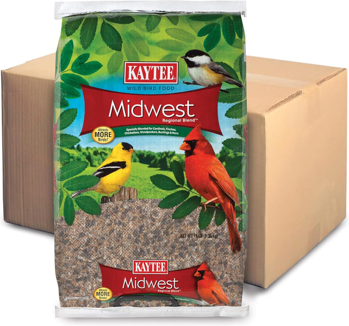 kaytee northeast regional wild bird blend, 7-pound bag, 3-to-1 preferred by songbirds nationwide