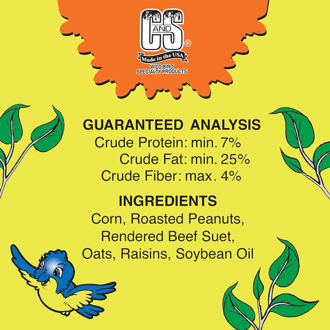 C&NoMeltandNoWasteBluebirdNuggets27Ounce6Packwildbirdfood
