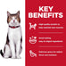 Hill's Science Diet Adult 7+ Wet Cat Food Variety Pack, Chicken & Tuna, 2.8 oz. Pouches, 12-Pack