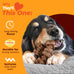 Nylabone strong chew textured ring dog toy, real beef and chicken, durable for aggressive chewers, x-large breeds over 50 lbs