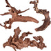 majoywoo Natural Coral Driftwood Assorted Branch 6-10" 3 Pcs Aquarium Decor Reptile Decorations