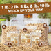 12 lb raw peanuts for squirrels and wildlife, grown in the usa, in-shell peanuts for birds and backyard visitors