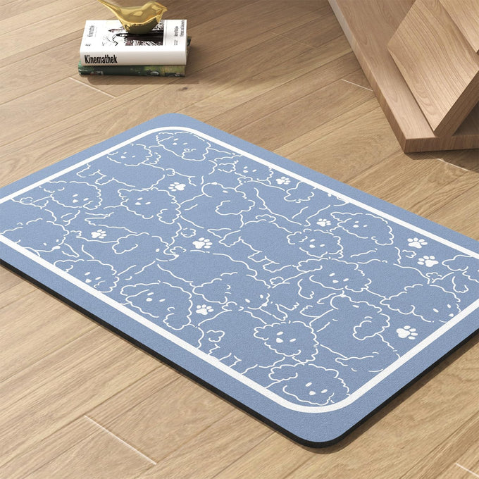 pador pet feeding mat absorbent dog mat for food and water bowl easy clean puppy supplies accessories