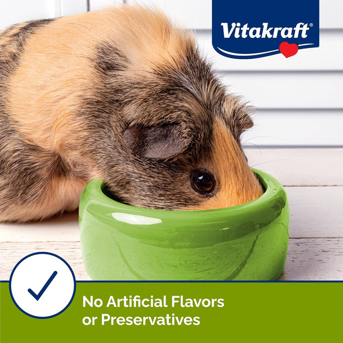 Vitakraft Slims Carrot Small Animal Treats, 10oz, Light, Healthy Food Bites for Rabbits, Guinea Pigs, Hamsters & Chinchillas