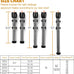 Orlushy 50w Submersible Aquarium Heater Adjustable Fish Tank Heater With Free Thermometer