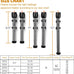 Orlushy 50w Submersible Aquarium Heater Adjustable Fish Tank Heater With Free Thermometer