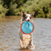 chuckit paraflight flying disc dog toy durable nylon water floating flyer for medium large dogs size large