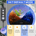 hygger clip on aquarium led light with multi-channel controller 7 color options 24/7 lighting