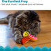 Catstages 4-pack Dental Fruit Wedges soft and textured catnip chew toys for adult cats and kittens