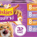 Purina Friskies Gravy Wet Cat Food Variety Pack with Poultry Shreds, Meaty Bits, and Prime Filets, 5.5 oz cans, 32-pack
