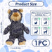 maxbeck indestructible robust bear dog toy a-navy size large