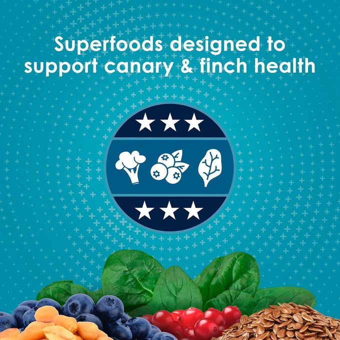 Kaytee Forti-Diet Pro health pet canary & finch food, 2 lb, omega 3 rich, veterinarian recommended