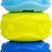 Outward Hound Triple Jack Interactive Multi-Squeak Dog Toy with Colorful Textures for Indoor and Outdoor Play