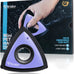 Analan Mini Triangle Pet Hair Remover for Car Detailing, Auto Interiors, Couch, and Furniture - Effectively Removes Dog & Cat Fur, Lint, and Carpet Debris in Jet Black