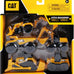 Cat Construction 5-Piece Little Machines Set with Movable Parts, Durable Design, and Versatile Use