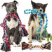 Forfon Tough & Strong rope toys for large aggressive chewers with 3 rope toys & 2 dog bags