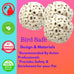 Bonka Bird Toys 1214 Pk3 all-natural sola atta balls 3-pack 2" diameter chew toys for parrots parakeets cockatiels safe and small pets