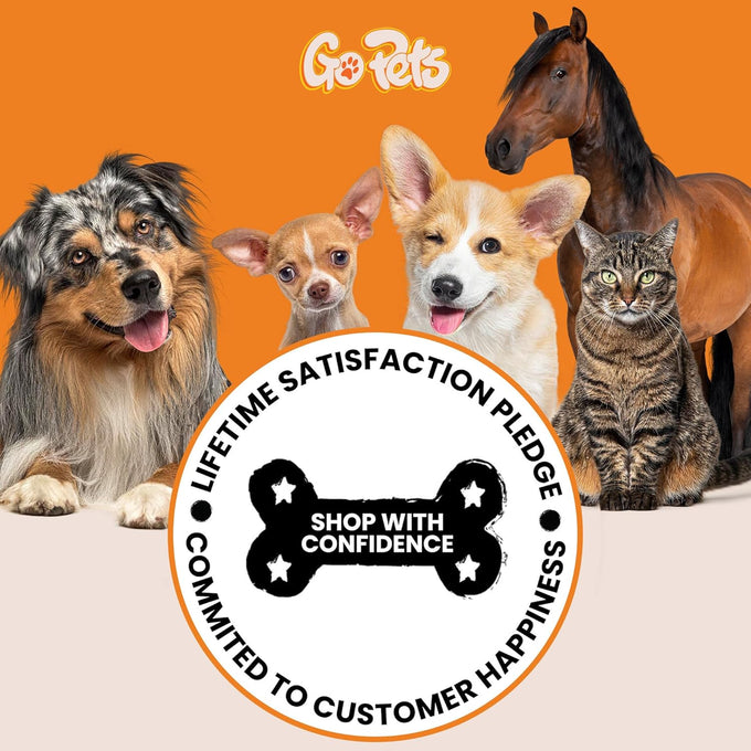 Gopets 2-in-1 dematting comb for dogs and cats, double-sided dog brush for shedding and deshedding