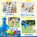 kipritii 9-pack interactive puppy dog toys for small dogs - squeaky octopus-shaped toy and chew toys