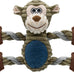 BuyPow Monkey Squeaky Dog Chew Toys, Interactive Tug of War Puppy Toys for Small, Medium, Large Dogs Soft and Durable