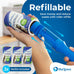 petlovers extra sticky lint roller mega value set 450 sheets 5 pack pet hair remover