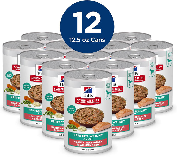hills-science-diet-adult-perfect-weight-wet-dog-food-hearty-vegetables-salmon-stew-12-5-oz-cans-12-pack