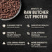 vital essentials raw duck crunchy mini nibs 96% duck organs & bone complete meal or topper