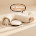 Cat tunnel bed with 40 interactive toys, collapsible play tunnel for indoor kittens, white