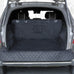 PETICON SUV cargo liner for dogs, waterproof pet cargo cover with bumper flap protector, non-slip, large universal fit, black