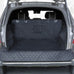 PETICON SUV cargo liner for dogs, waterproof pet cargo cover with bumper flap protector, non-slip, large universal fit, black