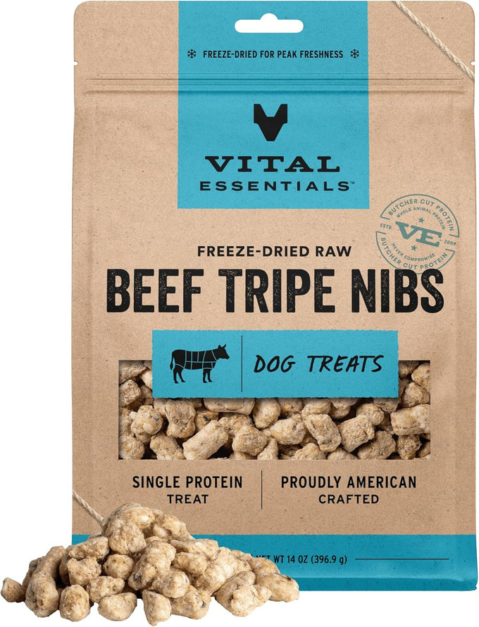 Vital Essentials rabbit freeze dried dog treats single protein grain free training