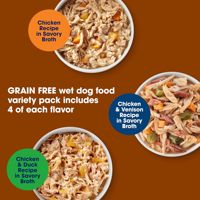 Nature's Recipe Grain Free Wet Dog Food Variety Pack