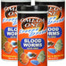 Omega One 3 Pack Freeze Dried Blood Worms 0.96oz Aquatic Fish Food