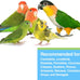 hagen tropican lifetime formula parrot food 4 lbs with peanuts and sunflower seeds
