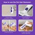 Black+Decker Pet Hair Remover with Roller, Easy Dog Hair and Cat Hair Removal (HMSCT0001)