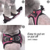 Matilor dog step-in breathable mesh vest harness for small medium dogs