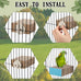 Skyygemm 2-piece bird perch for macaws, parakeets, conures, budgies, finches, and cockatiels with robust corrugated paper