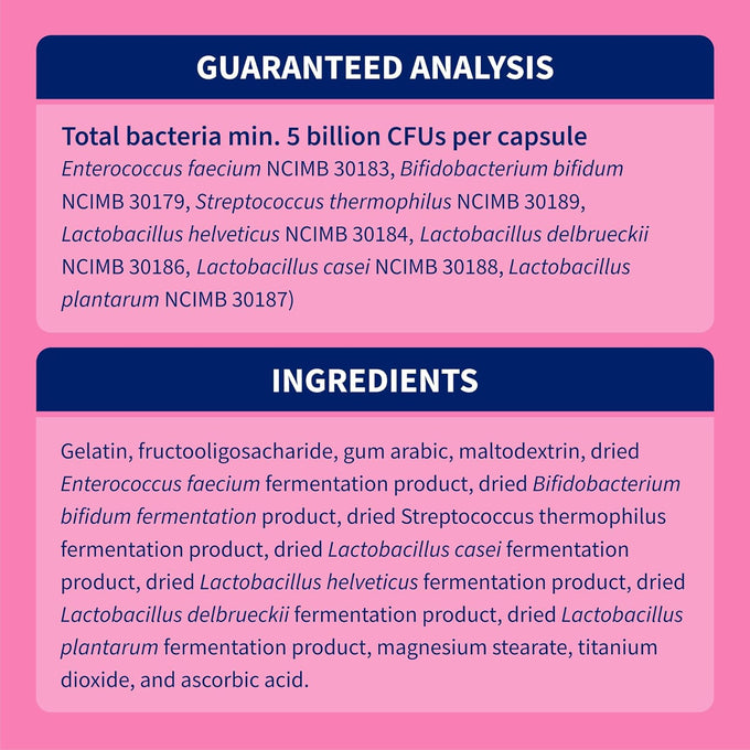 nutramax proviable probiotics for dogs and cats, 5 billion cfus, 80 capsules