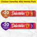 Delectables Squeeze Up Non-Seafood Chicken, 0.5 Ounces Tube, Grain-Free, 40 Tubes Total