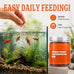 High-Protein Freeze-Dried Bloodworms Fish Food for Goldfish, Betta, Cichlids, Guppies, Tropical & Saltwater Aquarium (30Z)