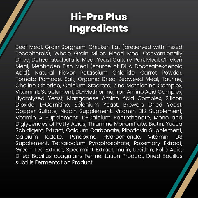 VICTOR Super Premium Dog Food – Hi-Pro Plus Dry Kibble – High Protein Dog Food with 30% Protein – Beef, Chicken, Pork, Fish Meals, Gluten Free - for High Energy and Active Dogs & Puppies, 5lbs